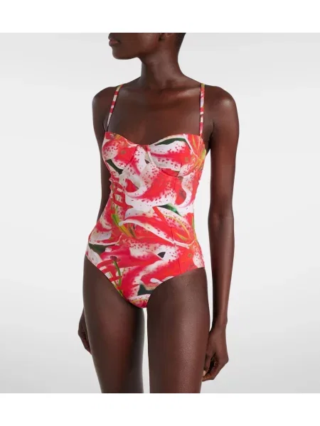 Costum de baie Tory Burch cu model floral