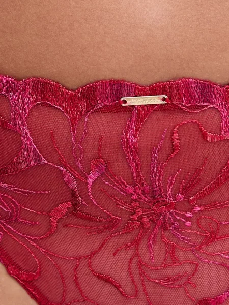 Tanga Chantelle FLEURS červené