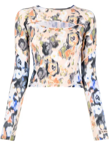 Top P.e Nation cu model floral cu imagine