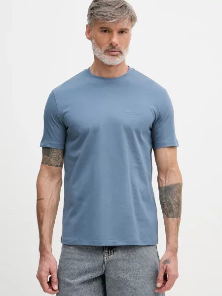 Armani Exchange tricou pentru bărbați din albastru