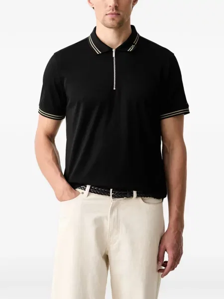 Tricou polo Karl Lagerfeld negru