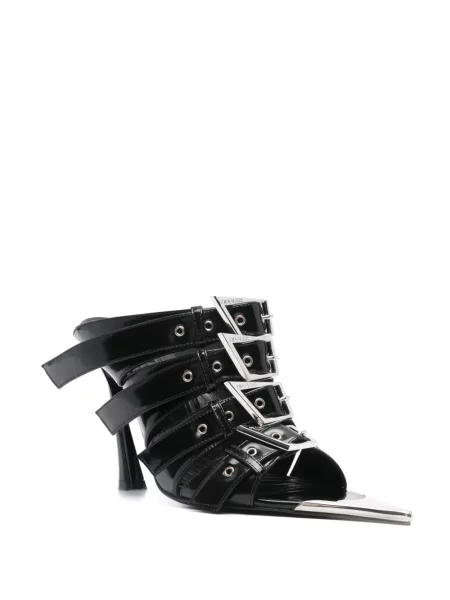 Sandale Mugler cu cataramă negru