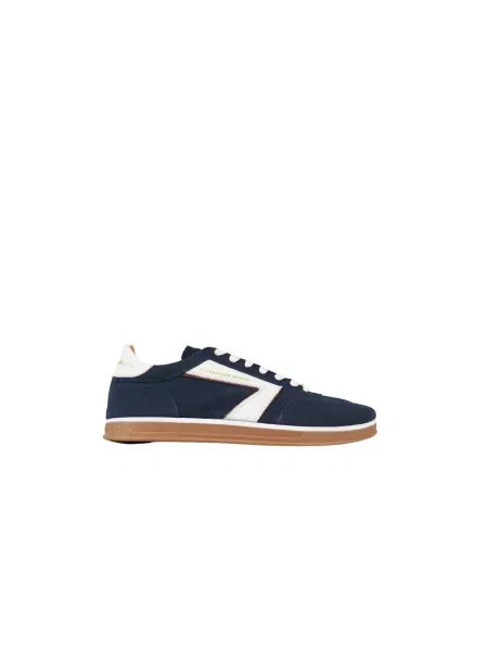 Sneakersy Alexander Smith skórzane niebieskie