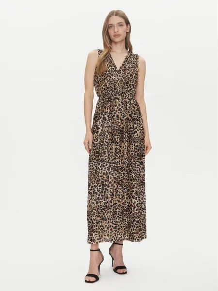 ONLY Rochie ONLELEMA maro / maro deschis negru