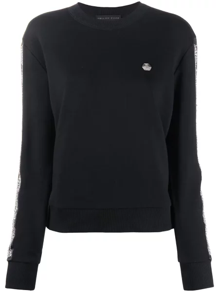 Hanorac Philipp Plein cu dungi negru