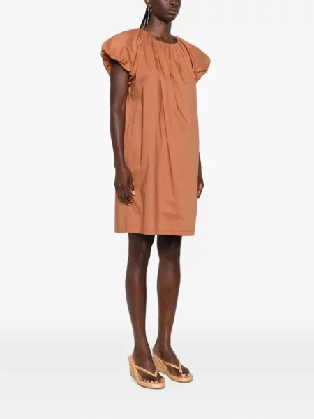Cu centură rochie mini Moutaki maro