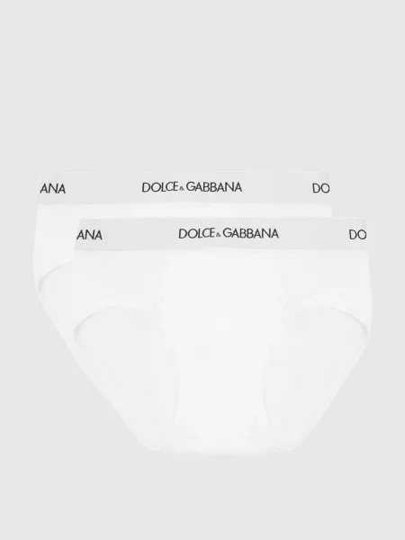 Дитячий набір білих трусиків-сліпів Dolce&gabbana білий
