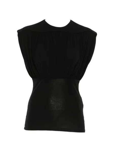 Top Anine Bing fără mâneci negru