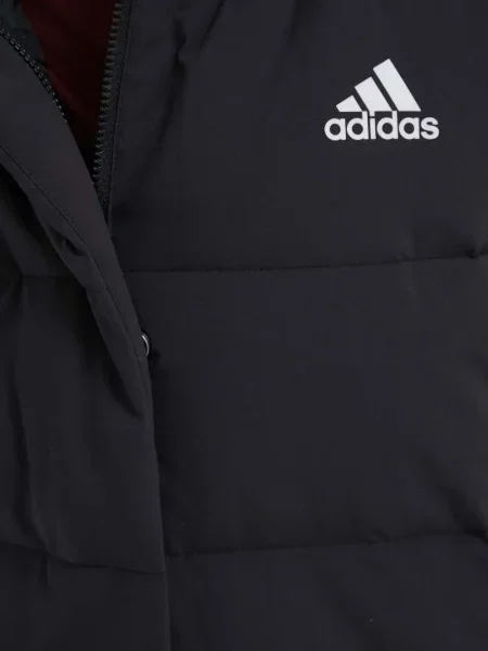 Geacă Adidas cu glugă din fleece cu model camuflaj alb
