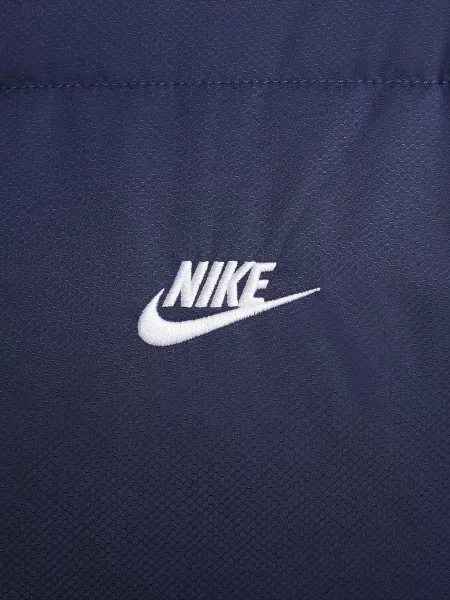 NIKE Зимова куртка Темно-синій Без підкладки синя