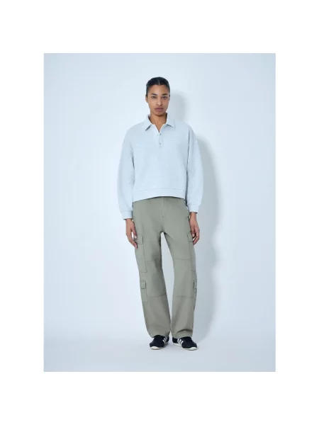 Carhartt Wip Koszulka Polo Z Dzianiny Brenta grau szara