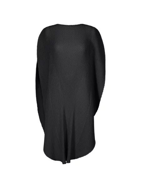 Midi rochie midi Issey Miyake plisată de costum negru