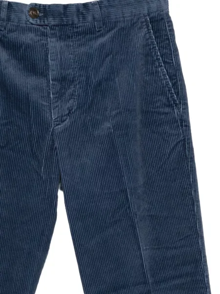 Pantaloni Ps Paul Smith de catifea cord albastru