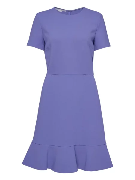 Scurt rochie mini Stella Mccartney cu volane albastru