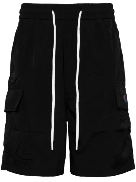 Talia szorty Ground Zero z nadrukiem czarne