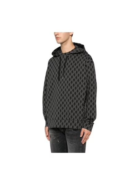 Bluza z kapturem Emporio Armani z kapturem czarna