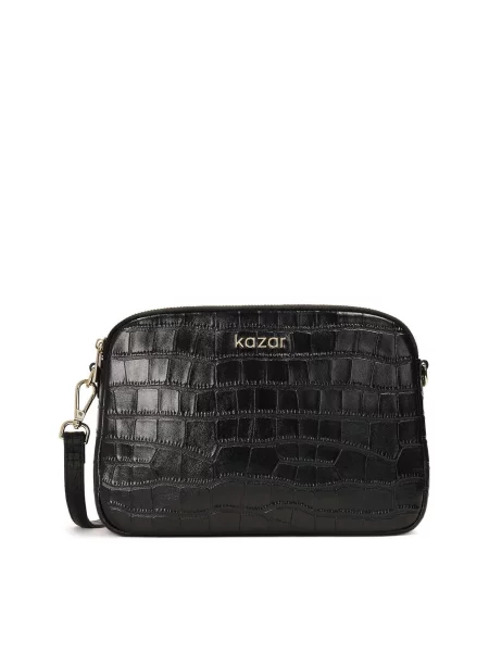 Kazar Torba za čez ramo zlata črna