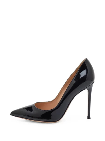 Pantofi cu toc Gianvito Rossi din piele de lac negru