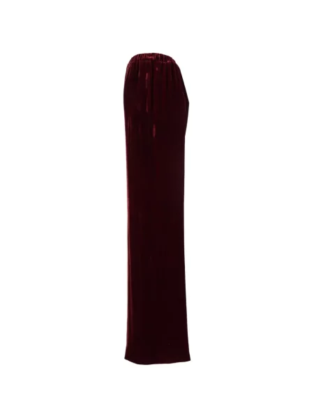 Pantaloni Antonelli de catifea roșu