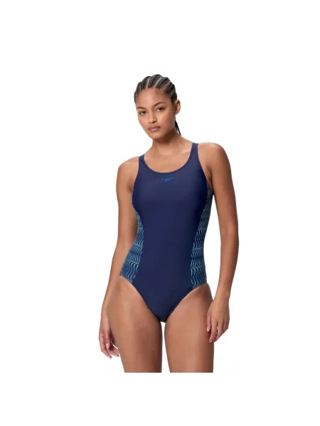 Strój kąpielowy Speedo Placement Medalist niebieski
