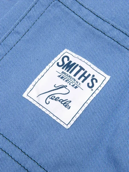 Kalhoty Needles s výšivkou modré