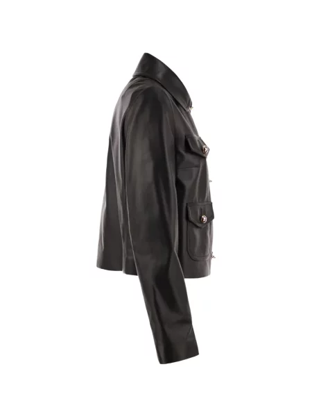 Geanta de piele Fay negru