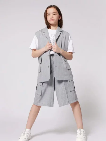 DKNY Dječji prsluk siva