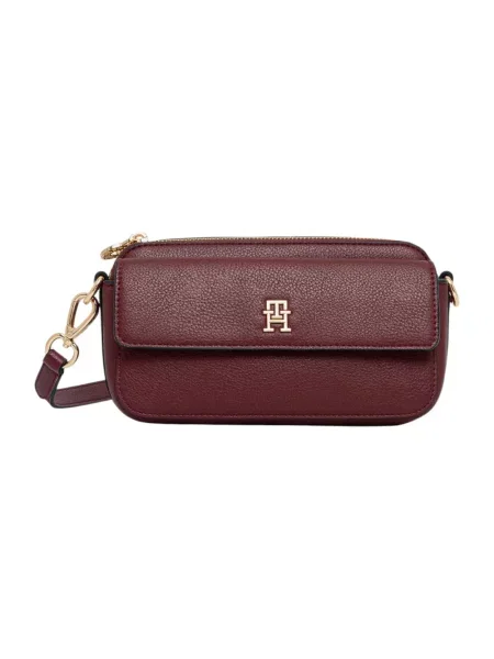 Tommy Hilfiger torebka crossbody z imitacji skóry czerwona