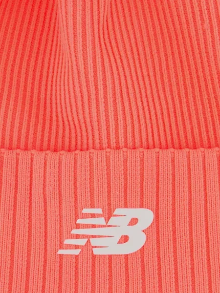 Смугаста трикотажна шапка New Balance помаранчева