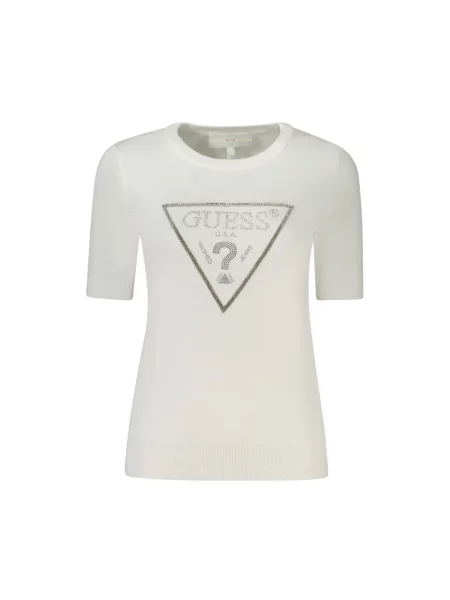 Jeansy Guess z krótkim rękawem ze spandexu szare