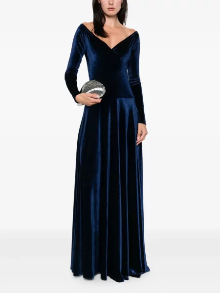 Rochie Atu Body Couture de catifea albastru