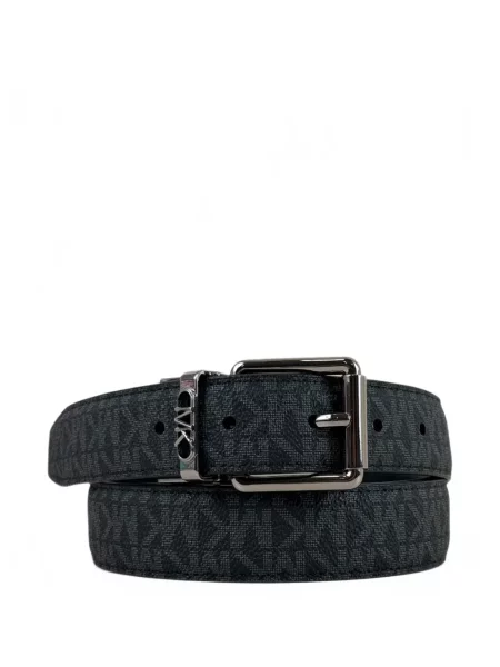 Reversibil curea Michael Kors cu autograf negru