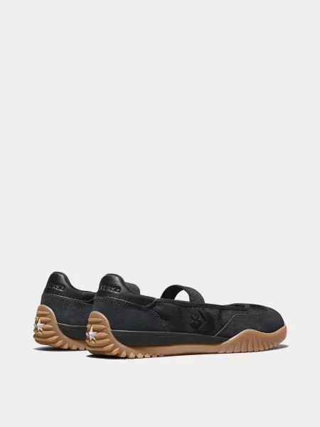 Замшеві Балетки CONVERSE RUN STAR TRAINER BALLET FLAT чорний