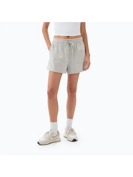 Pantaloni scurți pentru femei GAP Heritage French Logo light heather grey gri