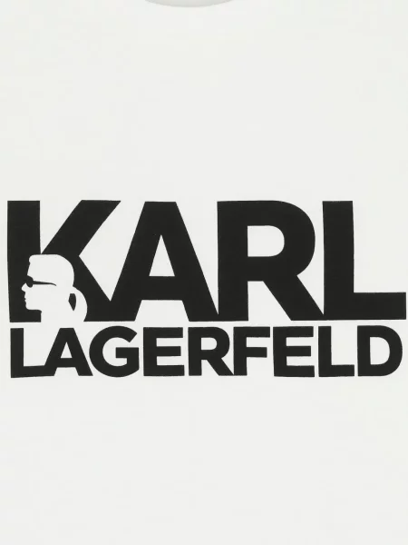 Koszulka dziecięca Karl Lagerfeld biała