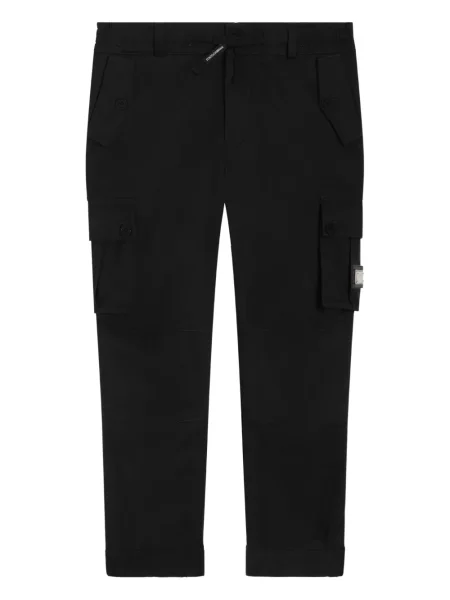 Dětské cargo kalhoty Dolce & Gabbana černé