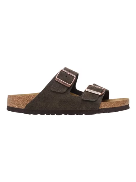 Klapki Birkenstock brązowe