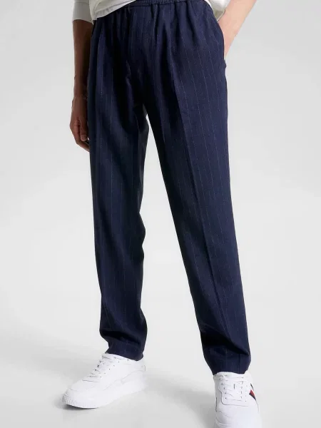 Смугасті фланелеві штани Tommy Hilfiger сині
