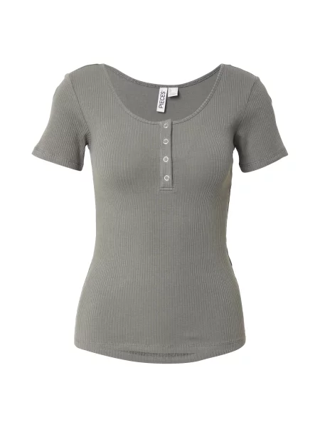 PIECES Tricou PCKITTE' gri