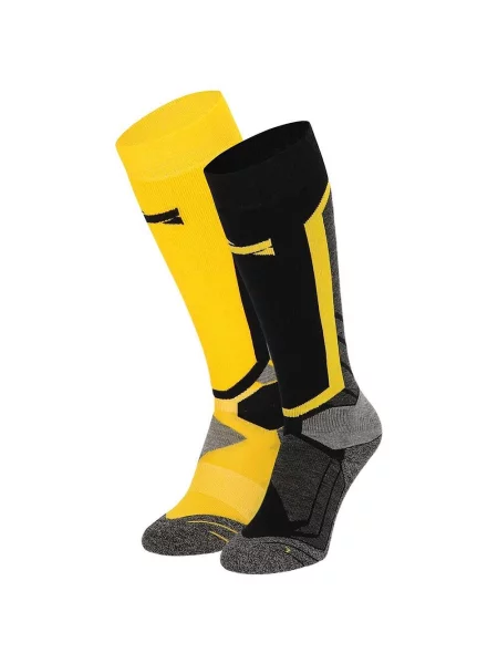 Skarpety snowboardowe Xtreme 2 par Multi Żółty czarne