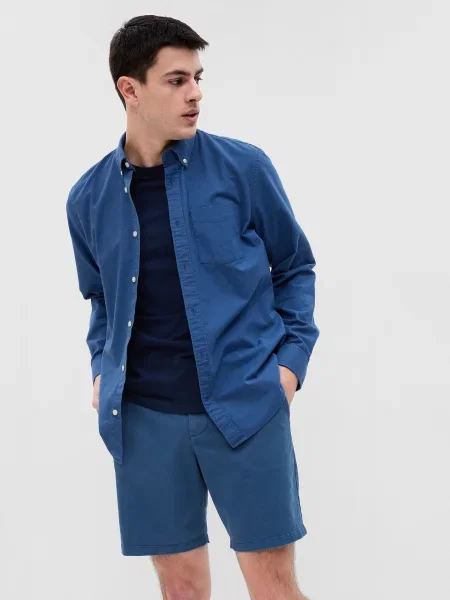 Elastični struk kratke hlače Gap plava