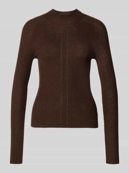 Sweter z dzianiny z dodatkiem wełny Myon