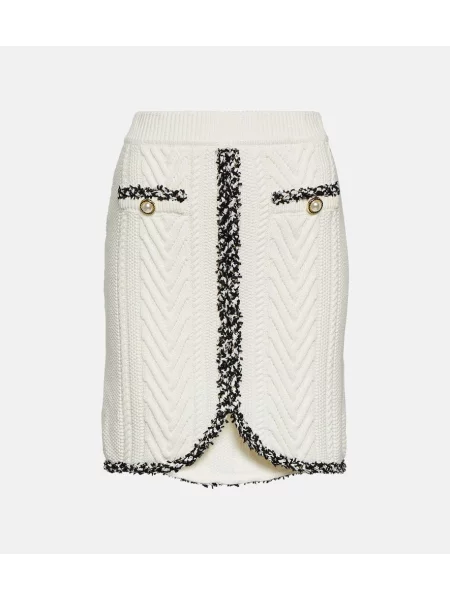 Dzianinowa spódnica Rebecca Vallance biała