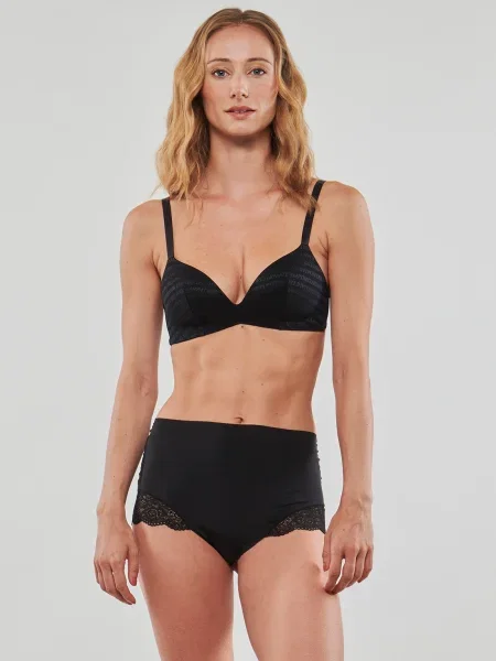 Hálós melltartó Emporio Armani Underwear fekete