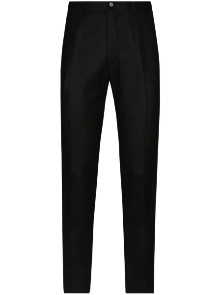 Pantaloni chino Dolce & Gabbana de lână negru