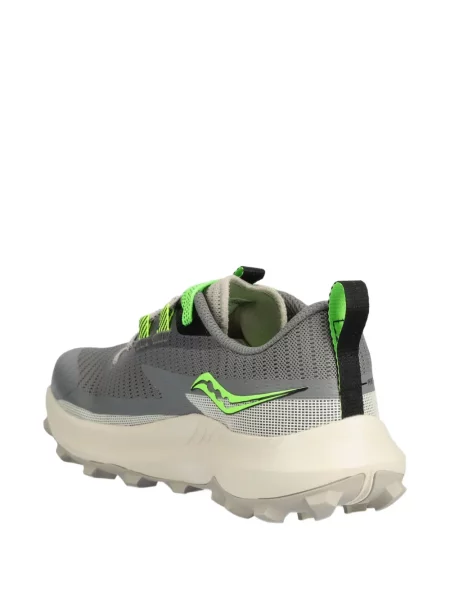 Маратонки Saucony с връзки с дантела сиво
