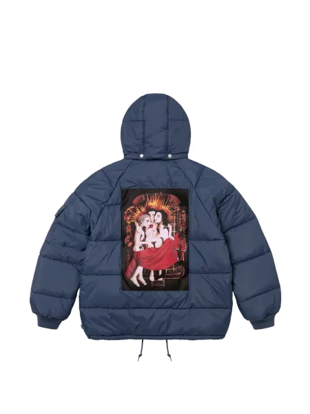 Geacă cu puf Supreme albastru