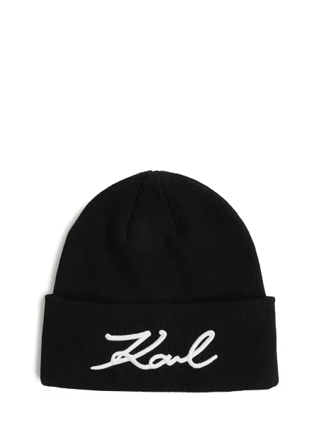 Karl Lagerfeld Kapa crna bijela