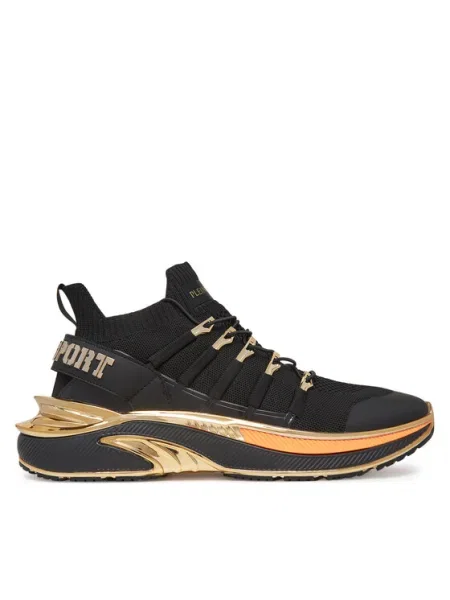 Plein Sport Sneakersy Runner Chrome Surfer PADS čierna
