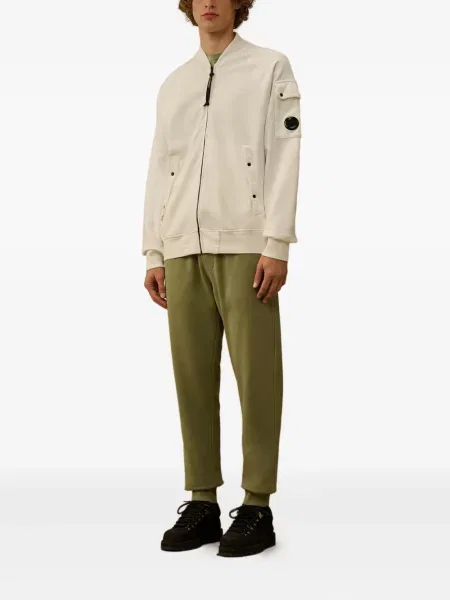 Pantaloni C.p. Company alergare cu cordon verde